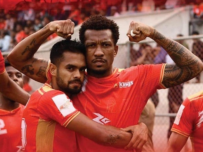 বসুন্ধরা কিংসের হয়ে জোড়া গোল করেছেন দরিয়েলতন