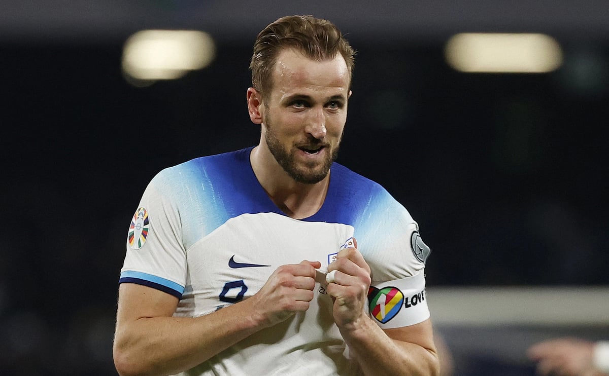 হ্যারি কেইনের গোল উদ্‌যাপন