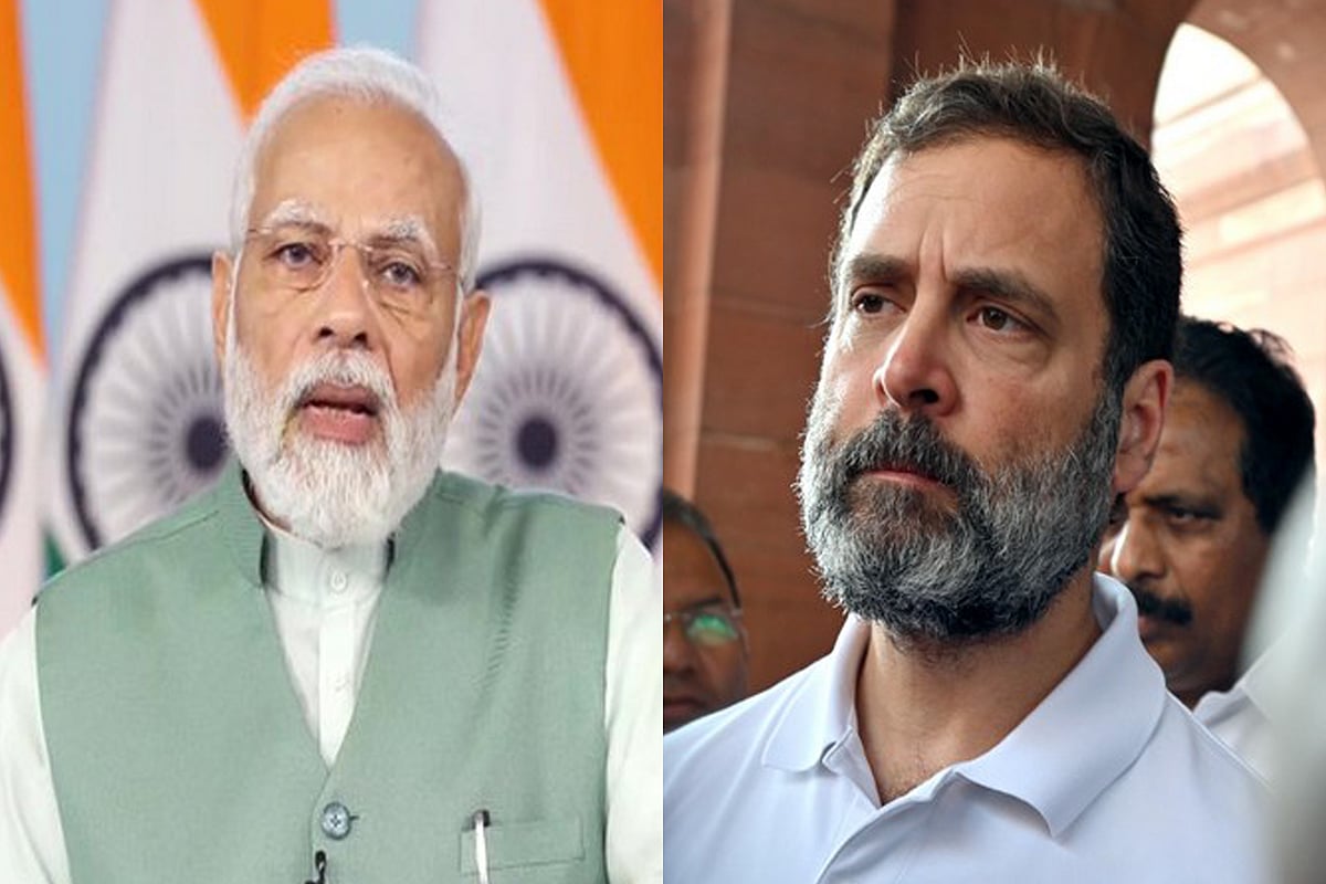 নরেন্দ্র মোদি ও রাহুল গান্ধী