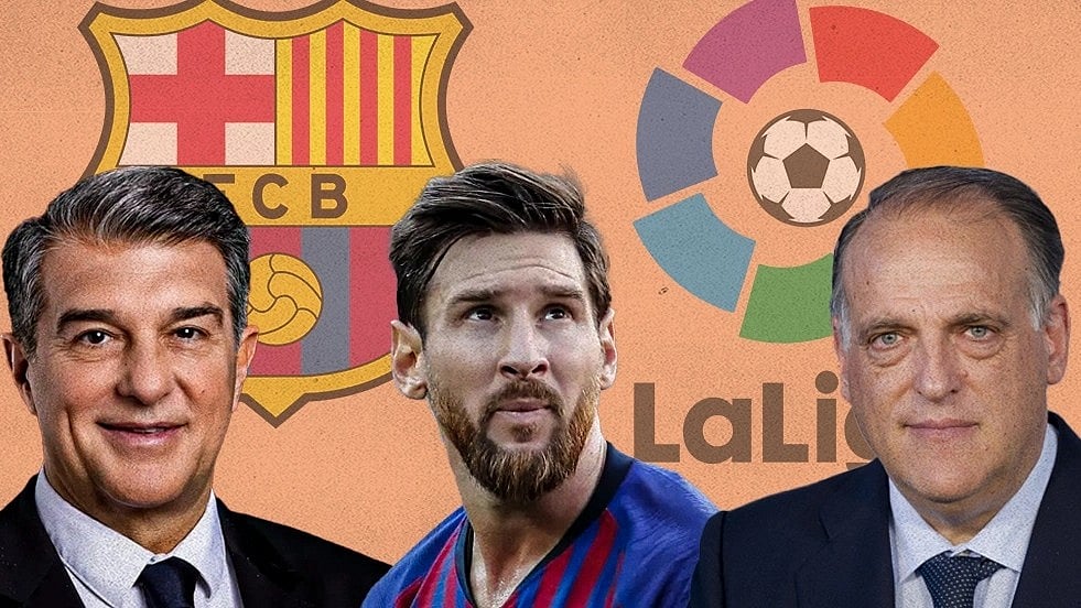 তেবাসের দেওয়া সব শর্ত লাপোর্তা পূরণ করতে পারলেই কেবল মেসিকে আবার বার্সেলোনায় ফেরানো সম্ভব