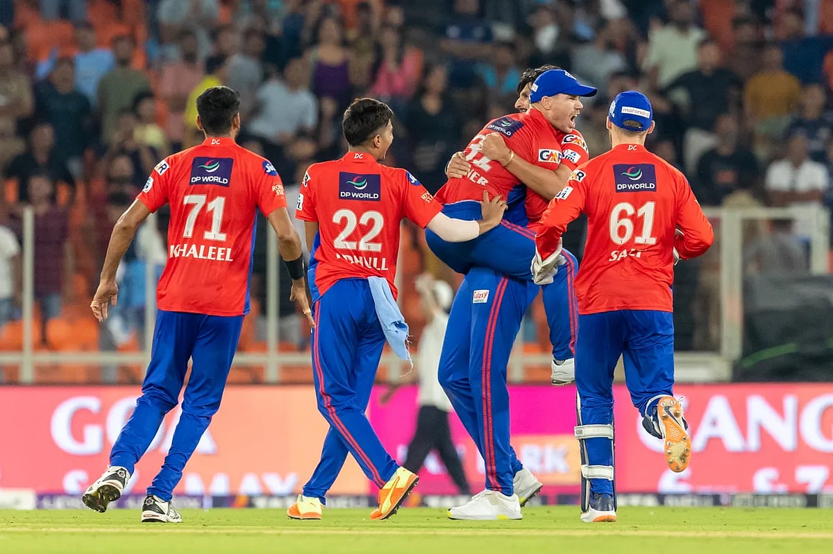 ম্যাচ জিতে দিল্লির উল্লাস