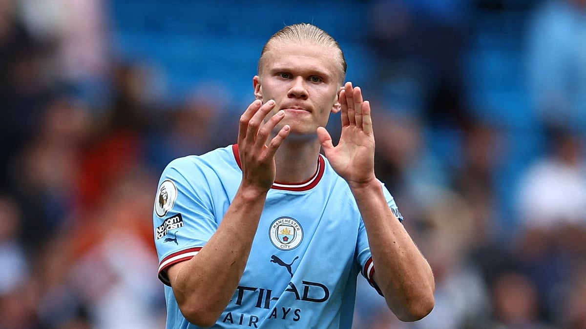 ম্যানচেস্টার সিটি স্ট্রাইকার আর্লিং হলান্ড