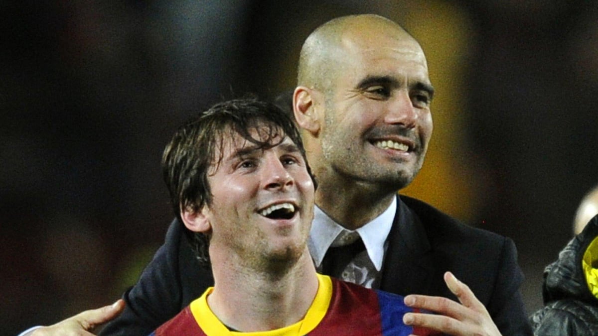 গার্দিওলা–মেসি যখন বার্সায় গুরু–শিষ্য ছিলেন