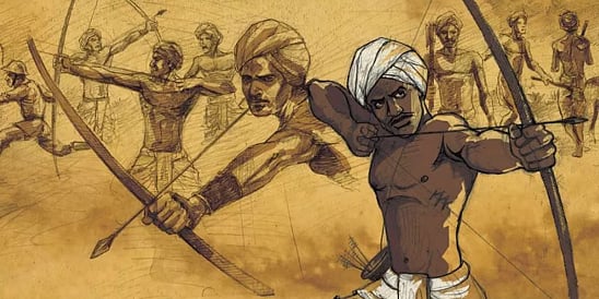 শিল্পীর তুলিতে সাঁওতাল বিদ্রোহ