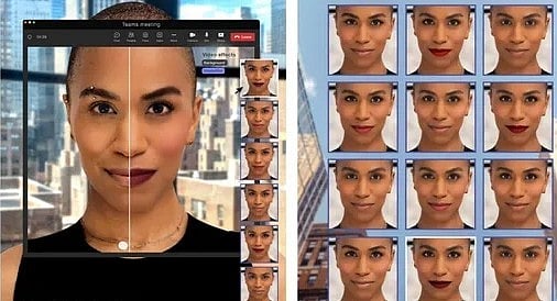ভার্চ্যুয়াল মেকআপ করার সুবিধা চালু করতে যাচ্ছে মাইক্রোসফট টিমস।
