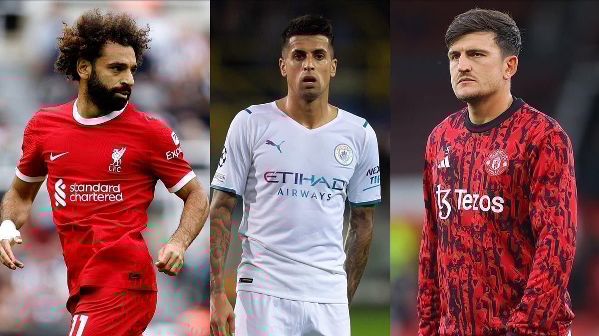 আজ দলবদলের শেষ দিনে আলোচনায় আছেন (বাঁ থেকে) সালাহ, কানসেলো ও ম্যাগুয়ার