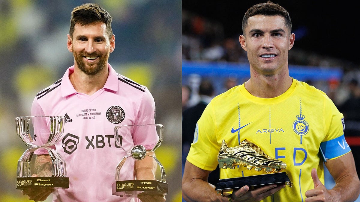 মেসি ও রোনালদো মুখোমুখি