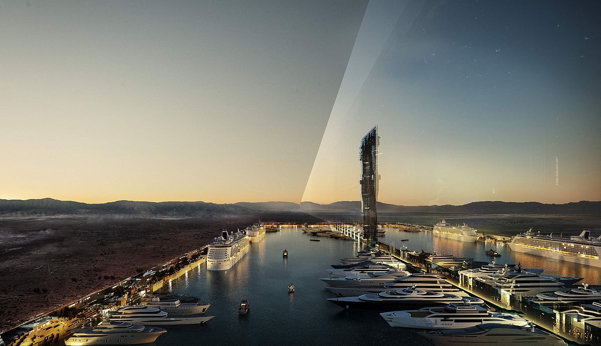 নিওম সিটির নকশা।