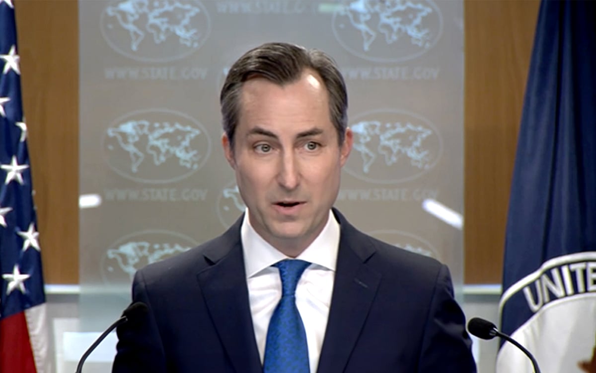 মার্কিন পররাষ্ট্র দপ্তরের নিয়মিত ব্রিফিংয়ে মুখপাত্র ম্যাথিউ মিলার