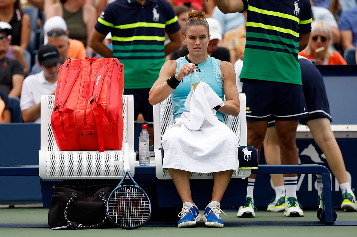 বিশ্বের ৮ নম্বর নারী টেনিস তারকা মারিয়া সাক্কারি, ইউএস ওপেনের ম্যাচে