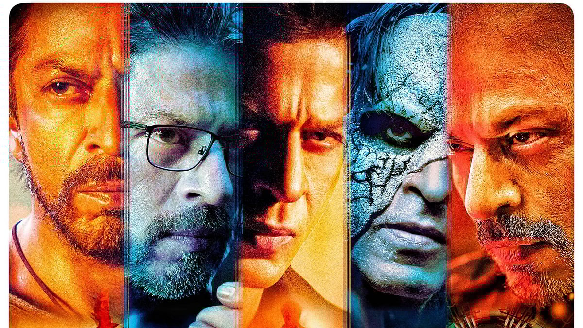 ‘জওয়ান’–এ শাহরুখ। টুইটার থেকে