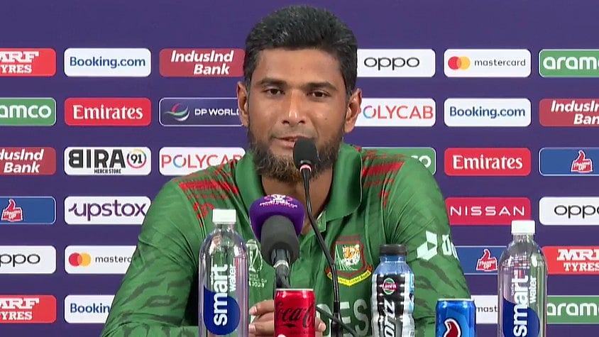 ম্যাচ পরবর্তী সংবাদ সম্মেলনে মাহমুদউল্লাহ