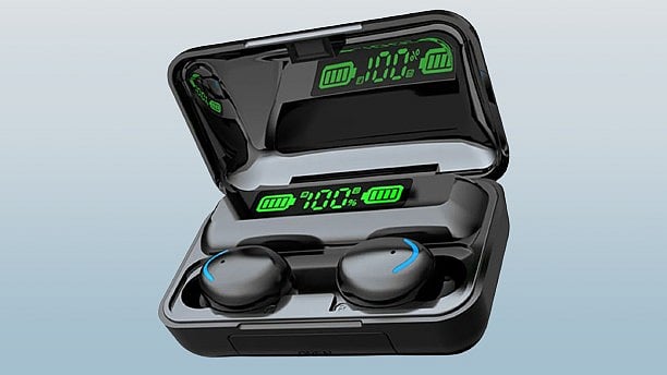 ফ্লাক্স ৭ টিডব্লিউএস মডেলের ইয়ারবাডসসহ চার্জিং কেস