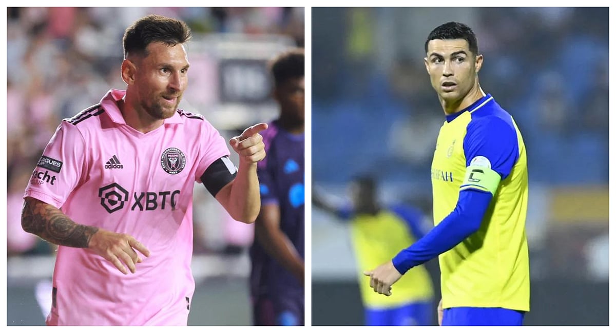 লিওনেল মেসি খেলেন এমএলএসের ক্লাব ইন্টার মায়ামিতে। ক্রিস্টিয়ানো রোনালদো সৌদি প্রো লিগের ক্লাব আল নাসরে