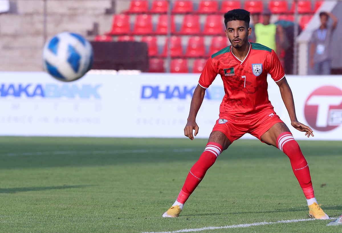 বাংলাদেশ জাতীয় ফুটবল দলের তরুণ ফরোয়ার্ড শেখ মোরছালিন