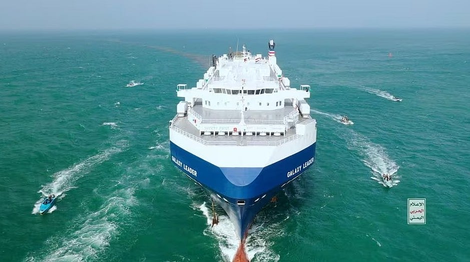 গত মাসে হুতিরা ইসরায়েল–সংশ্লিষ্ট মালবাহী জাহাজ গ্যালাক্সি লিডার জব্দ করে