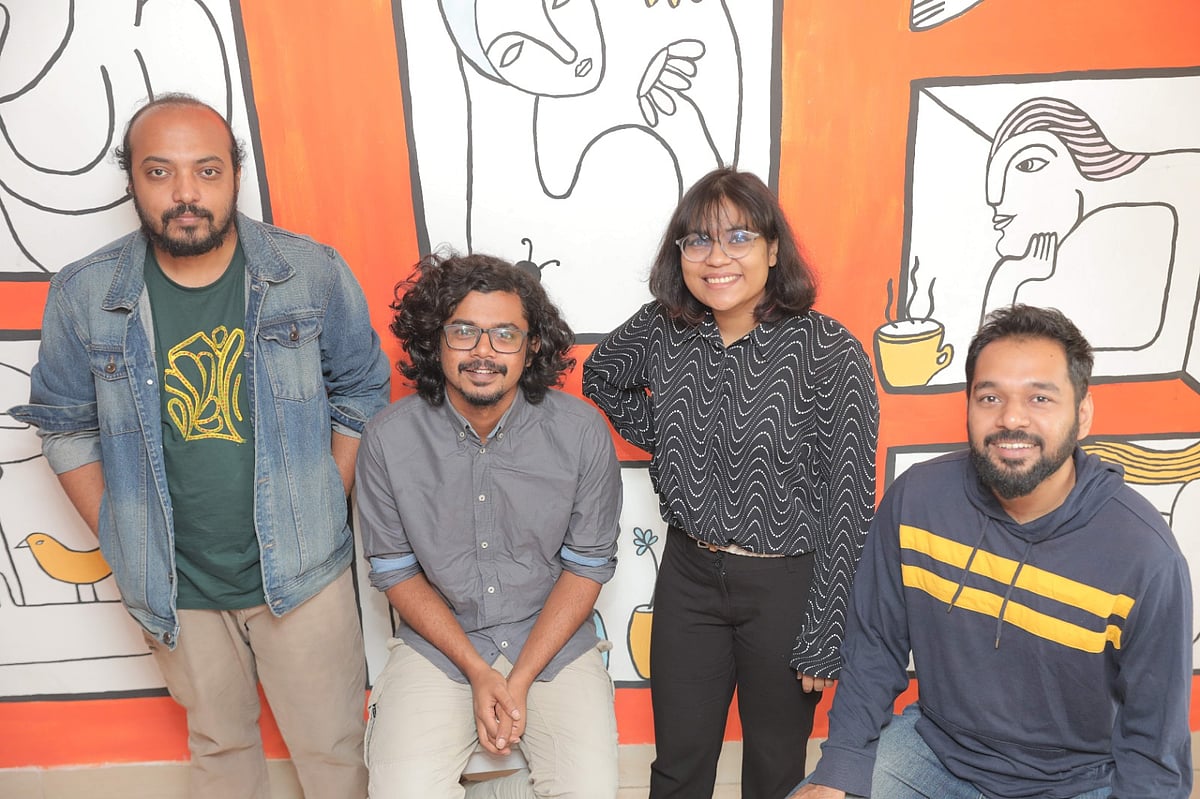 হাতিরপুল সেশনসের চার স্বপ্নদ্রষ্টা অনিরুদ্ধ অনু, অনয় চৌধুরী, জোনাকি ও মার্ক রাতুল সিনহা