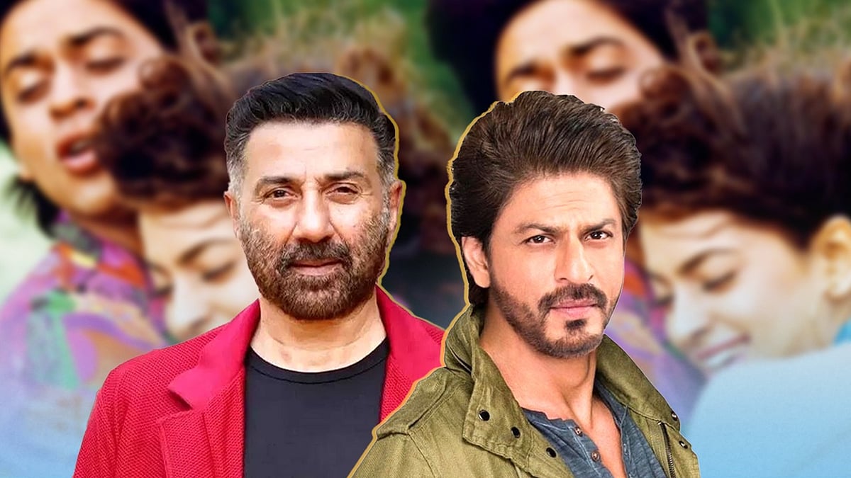 ‘ডর’ ছবিতে অভিনয় করেন সানি দেওল, শাহরুখ খান ও জুহি চাওলা। কোলাজ