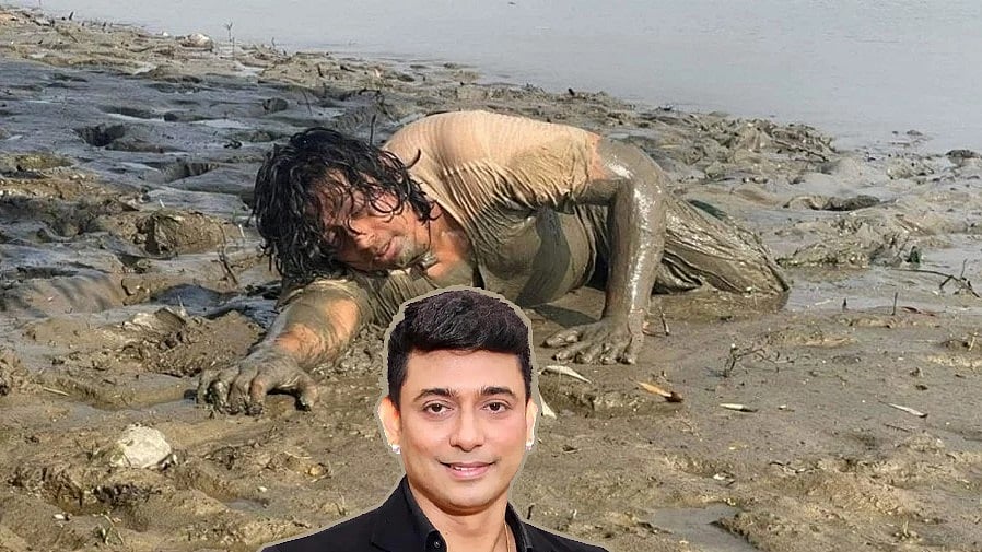 ‘সোনার চর’ সিনেমার দৃশ্যে জায়েদ খান। ছবি : ফেসবকু থেকে