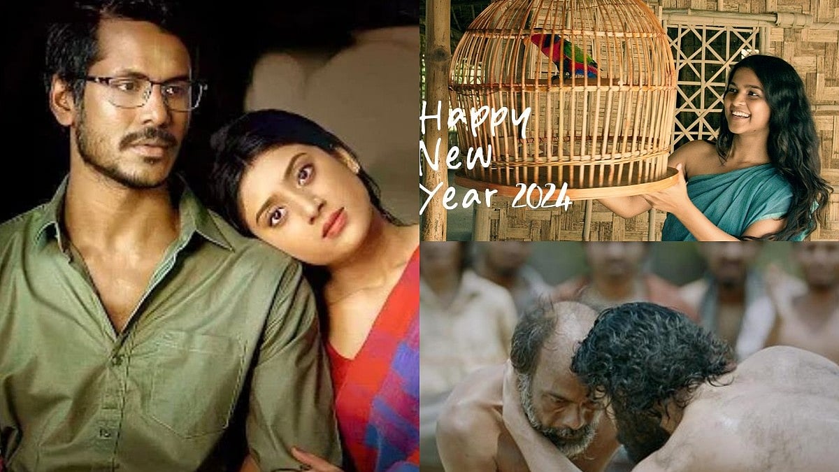 ‘শ্যামা কাব্য’, ‘কাজলরেখা’ ও ‘বলী’ সিনেমার দৃশ্য। কোলাজ