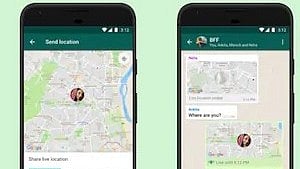 হোয়াটসঅ্যাপে পরিচিত ব্যক্তিদের নিজের অবস্থানের তথ্য জানানো যায়