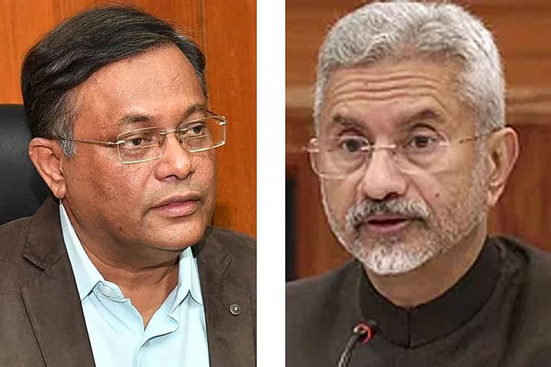 হাছান মাহমুদ ও এস জয়শঙ্কর