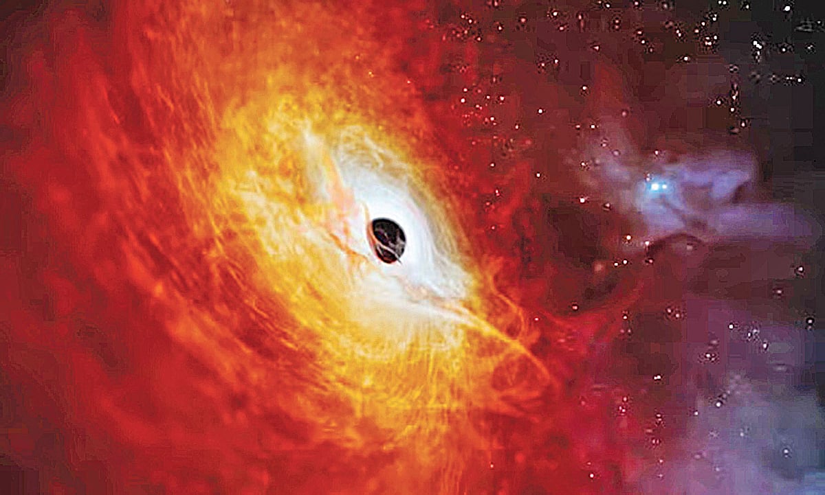 শিল্পীর চোখে মহাবিশ্বের সবচেয়ে উজ্জ্বল বস্তু