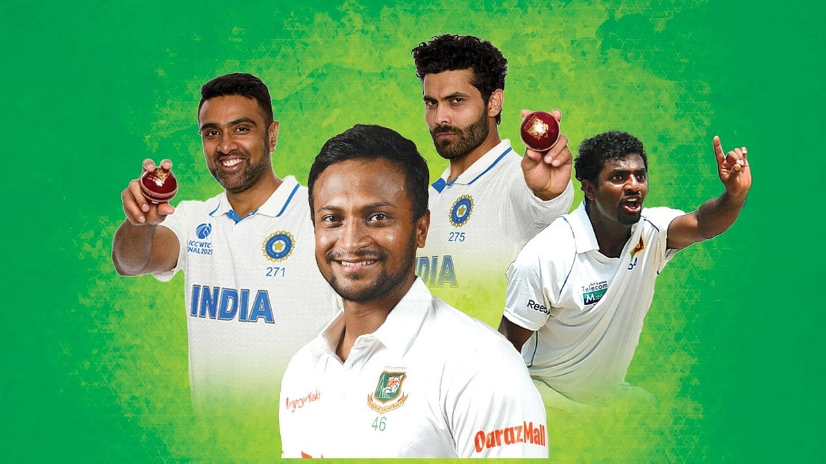 নিজ দেশে উইকেট নেওয়ায় মুরালিধরন, অশ্বিন, জাদেজাদের চেয়ে পিছিয়ে সাকিব