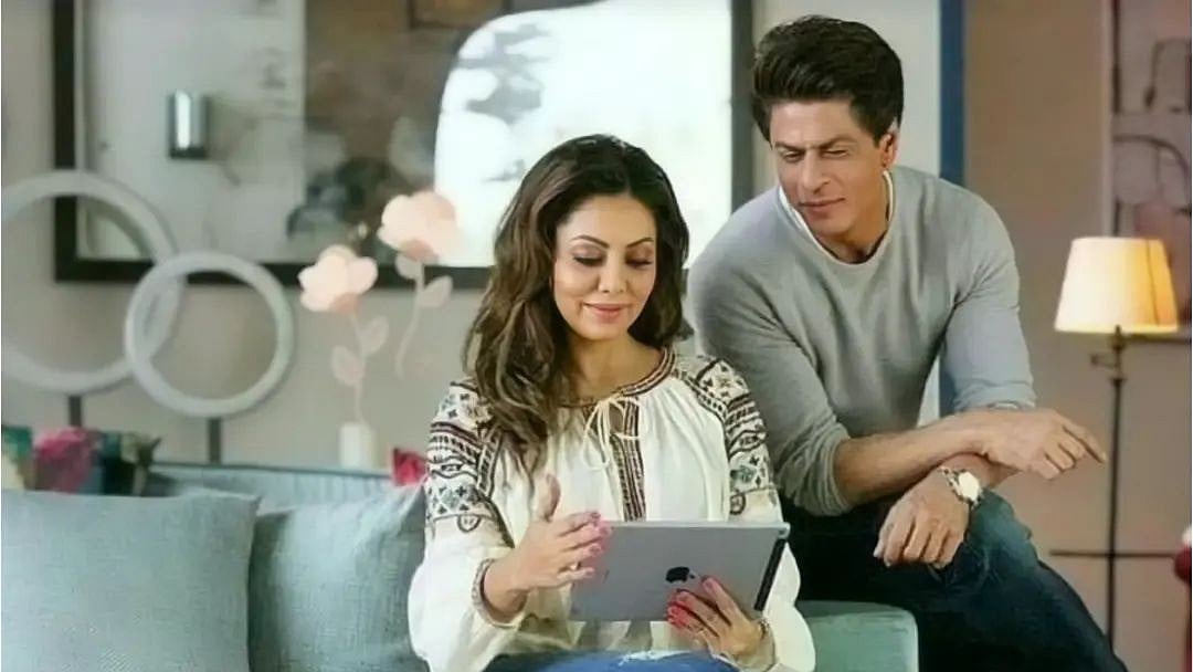 গৌরী খান ও শাহরুখ খান। ইনস্টাগ্রাম থেকে