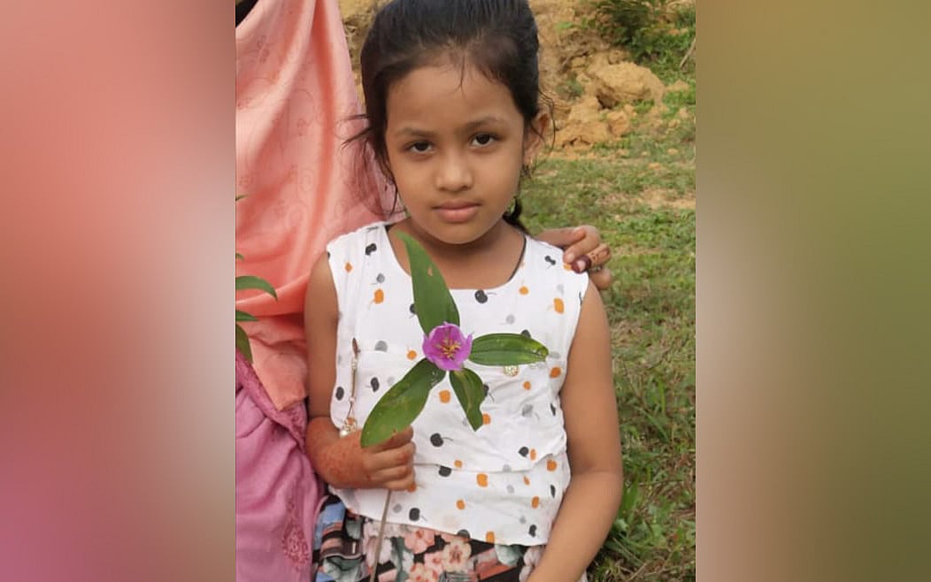 গরম পানিতে ঝলসে মারা যাওয়া শিশু উমাইরা বিনতে সুলাইমান (৮)