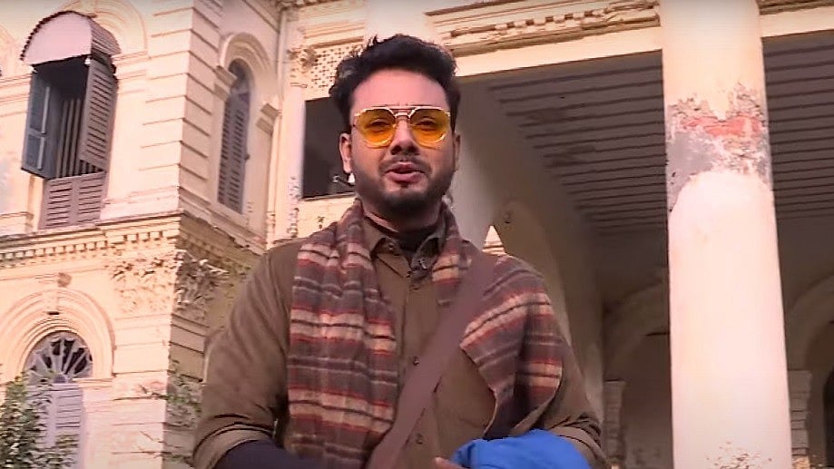 ট্রাভেল শো ‘পথে প্রান্তরে’র দৃশ্য। ভিডিও থেকে নেওয়া