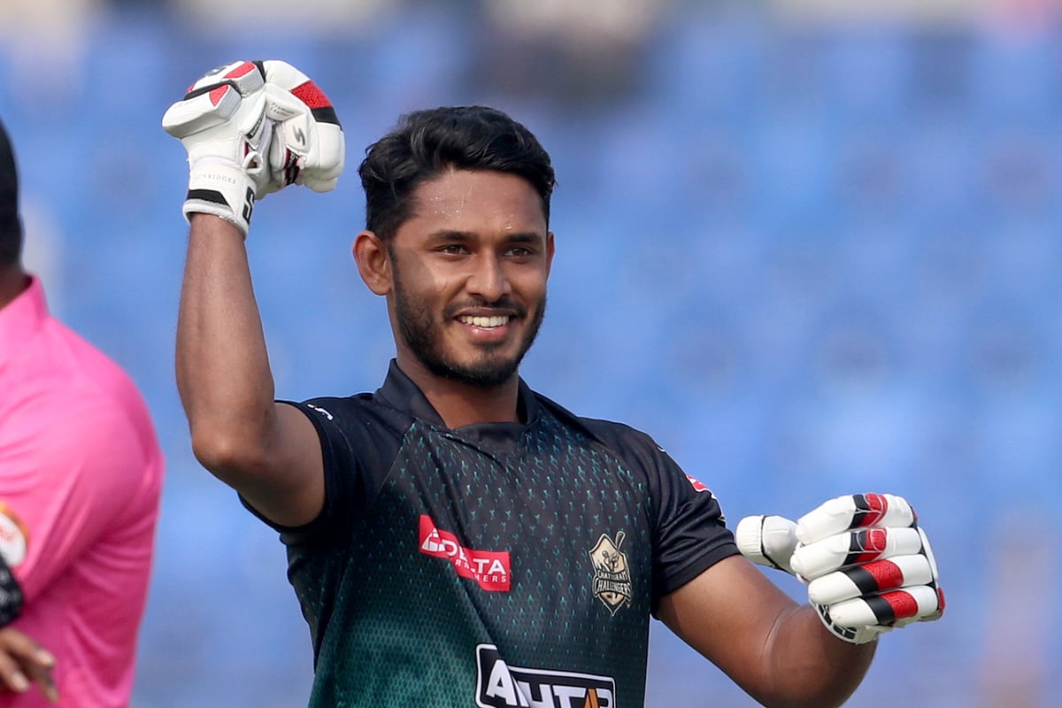 বিপিএলে আজ সেঞ্চুরির পর তানজিদ