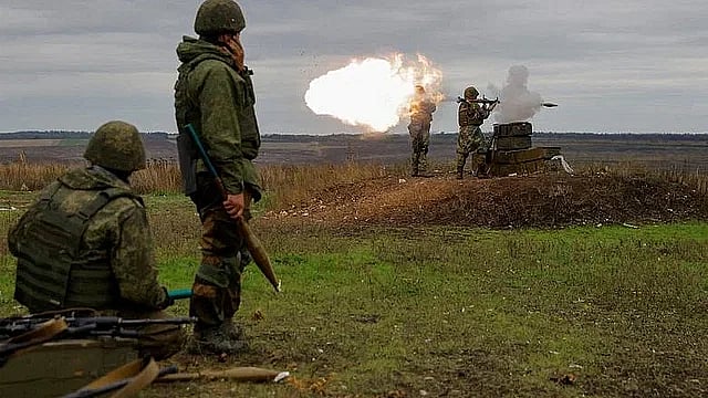 ইউক্রেনের একটি যুদ্ধক্ষেত্র