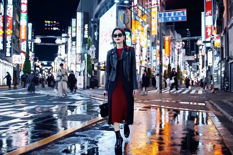 লিখিত বর্ণনা থেকে সোরার তৈরি ভিডিওর একটি দৃশ্য