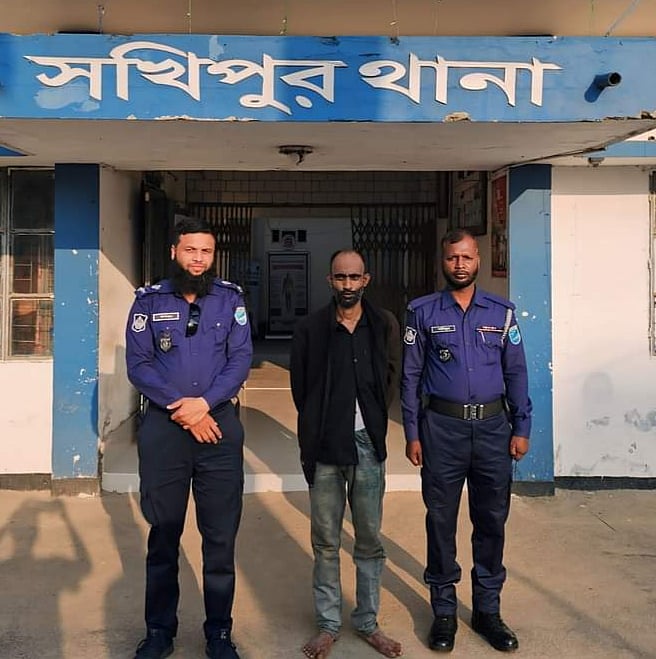 বাবাকে হত্যা মামলায় গ্রেপ্তার ওয়াহেদ আলী