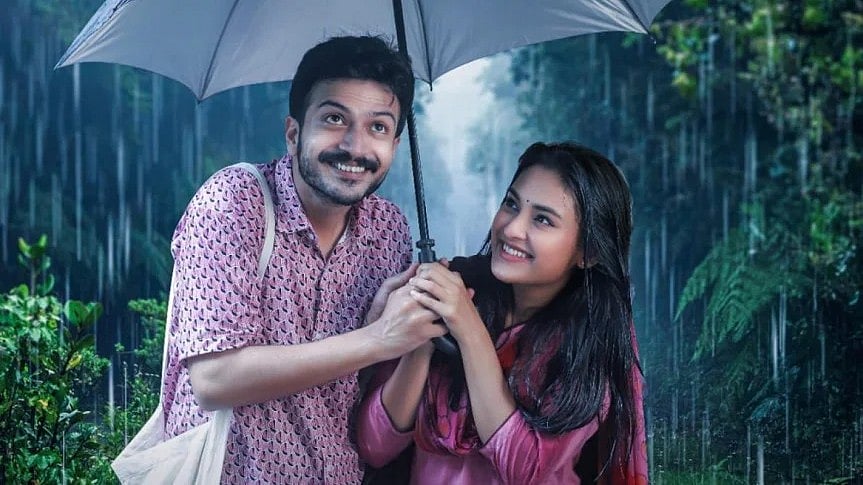 নাটকের দৃশ্যে ইয়াশ ও তটিনী। ফেসবুক থেকে