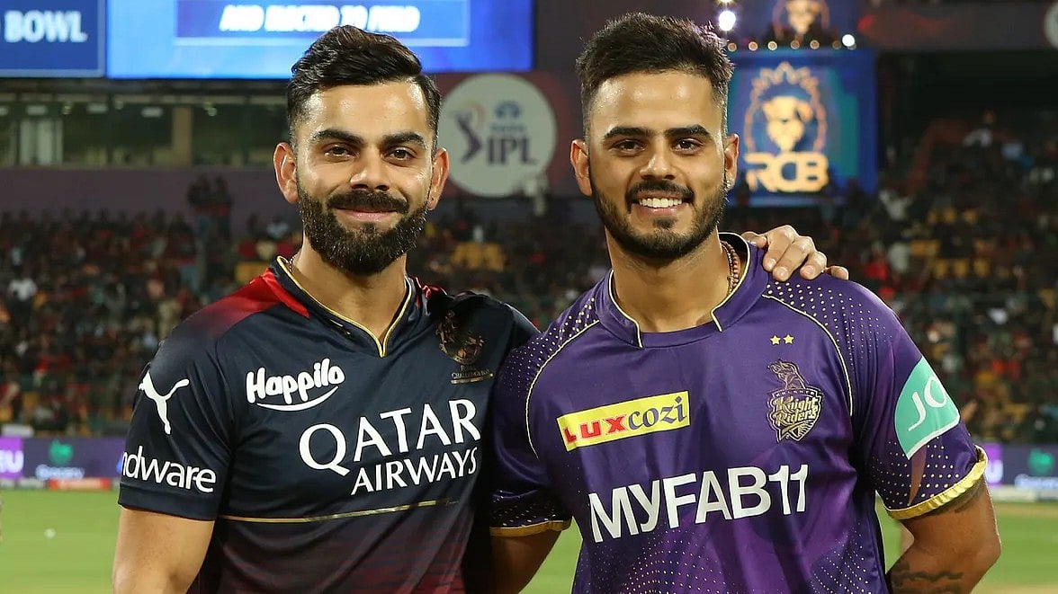 বেঙ্গালুরুর বিরাট কোহলি ও কলকাতার নিতীশ রানা