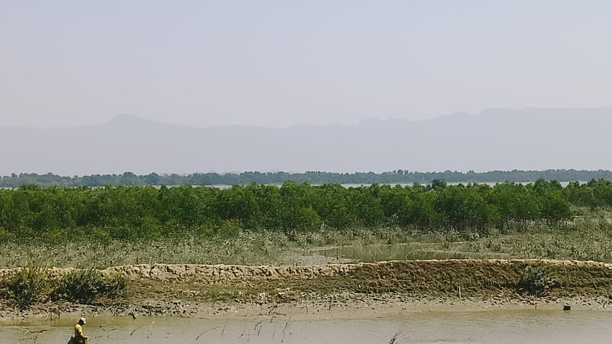 কক্সবাজারের টেকনাফের হ্নীলা ইউনিয়নের চৌধুরীপাড়া। এ পারে প্যারাবনের পর নাফ নদীর ওপারে মিয়ানমারের রাখাইন রাজ্যের নাকপুরা গ্রাম। যেখানে রাতভর চলে গোলাগুলি ও মর্টারশেলের বিস্ফোরণ। আজ রোববার সকালে
