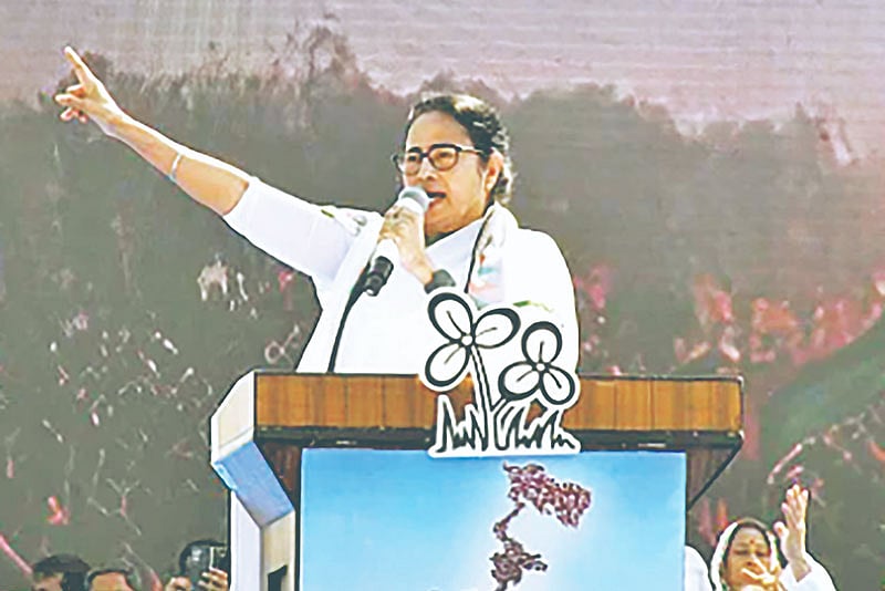পশ্চিমবঙ্গের মুখ্যমন্ত্রী মমতা বন্দ্যোপাধ্যায়
