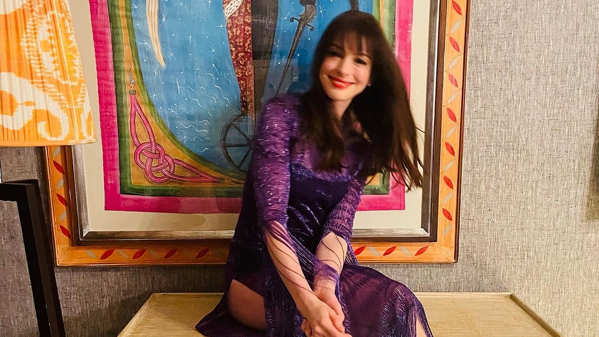 অ্যান হ্যাথওয়ে। অভিনেত্রীর ইনস্টাগ্রাম থেকে