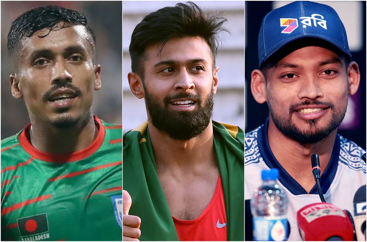বর্ষসেরা ক্রীড়াবিদের মনোনয়ন পেয়েছেন ফুটবলার রাকিব, স্প্রিন্টপার ইমরানুর ও ক্রিকেটার নাজমুল হোসেন