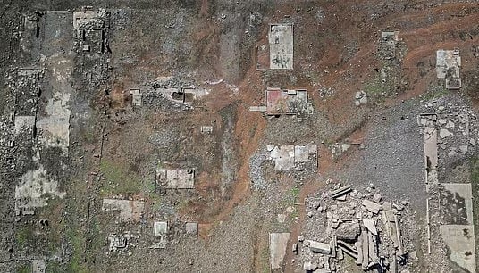 ১৯৭০-এর দশকে বাঁধ তৈরির সময় পান্তাবাঙ্গান শহর পানিতে তলিয়ে যায়। গরমে পানি শুকিয়ে তা আবার দৃশ্যমান হয়েছে