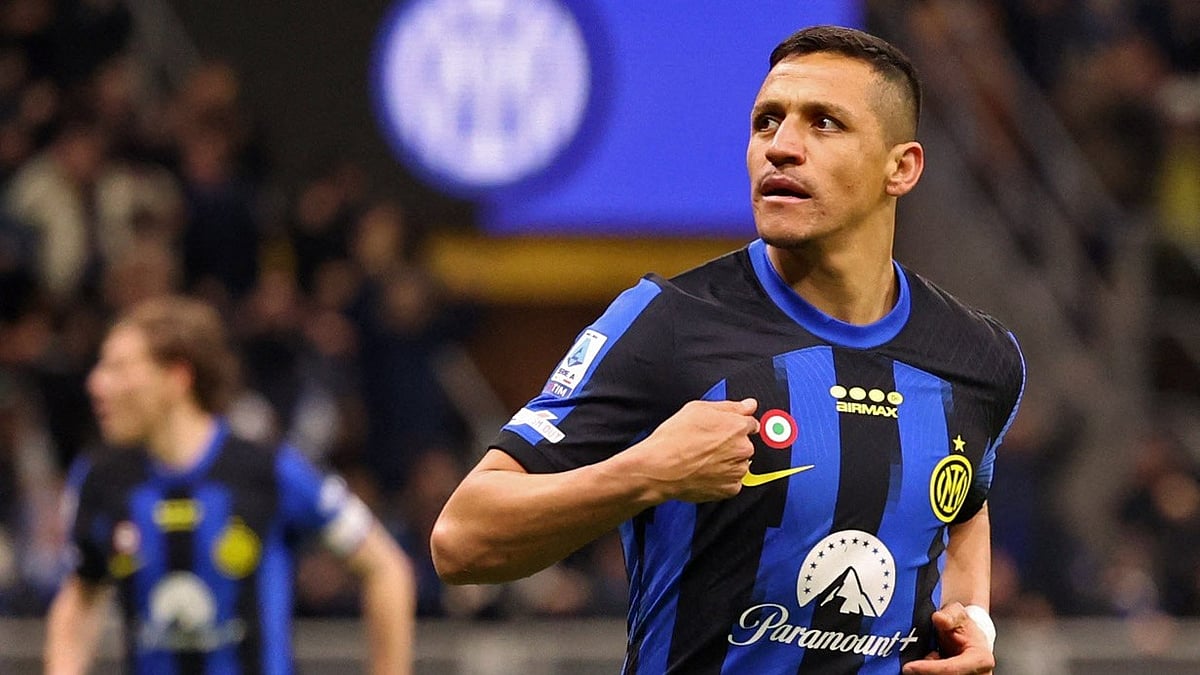 ইন্টার মিলানের রেকর্ড ছোঁয়ার রাতে দ্বিতীয় গোলটি করেছেন অ্যালেক্সিস সানচেজ