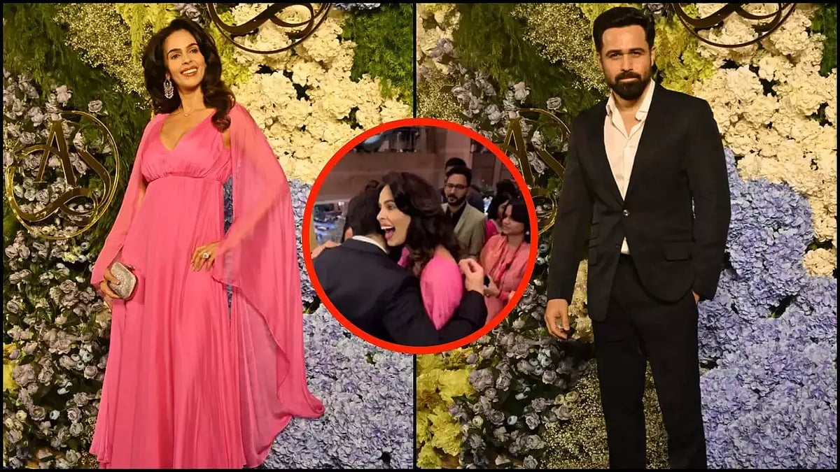 বৃহস্পতিবার প্রযোজক আনন্দ পণ্ডিতের মেয়ের বিবাহোত্তর সংবর্ধনায় আবারও একসঙ্গে দেখা গেছে ইমরান হাশমি ও মল্লিকা শেরাওয়াতকে