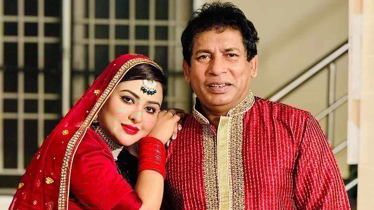 নাটকের দৃশ্যে মোশাররফ করিম ও তানহা তাসনিয়া। ছবি: নির্মাতার সৌজন্যে