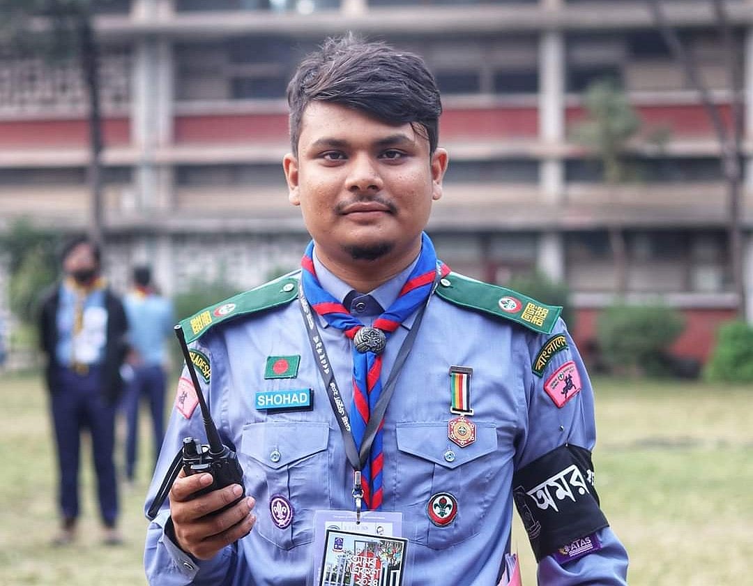 পানিতে ডুবে মারা যাওয়া ঢাকা বিশ্ববিদ্যালয়ের শিক্ষার্থী সোহাদ হক। ঢাকা, ২২ এপ্রিল