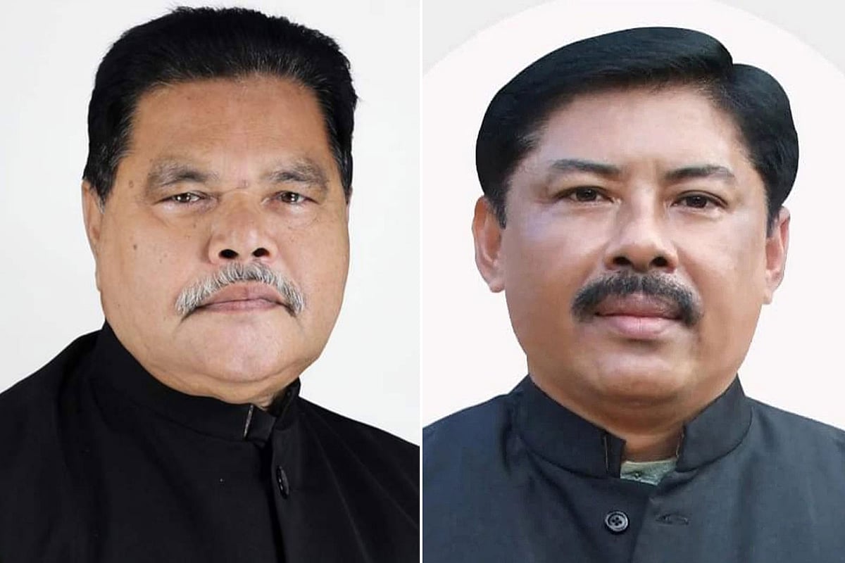 একেএম জাহাঙ্গীর ও সংসদ সদস্য বীর বাহাদুর উশৈসিং