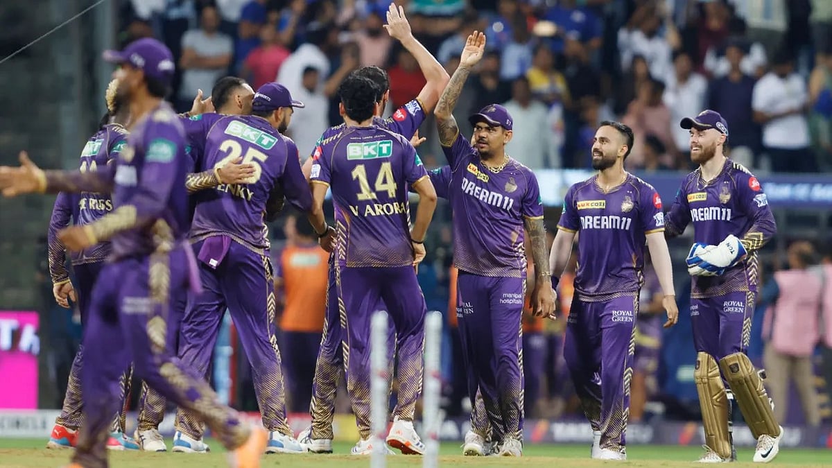 মুম্বাইকে হারানোর পর কলকাতার উচ্ছ্বাস। আজ ওয়াংখেড়ে স্টেডিয়ামে