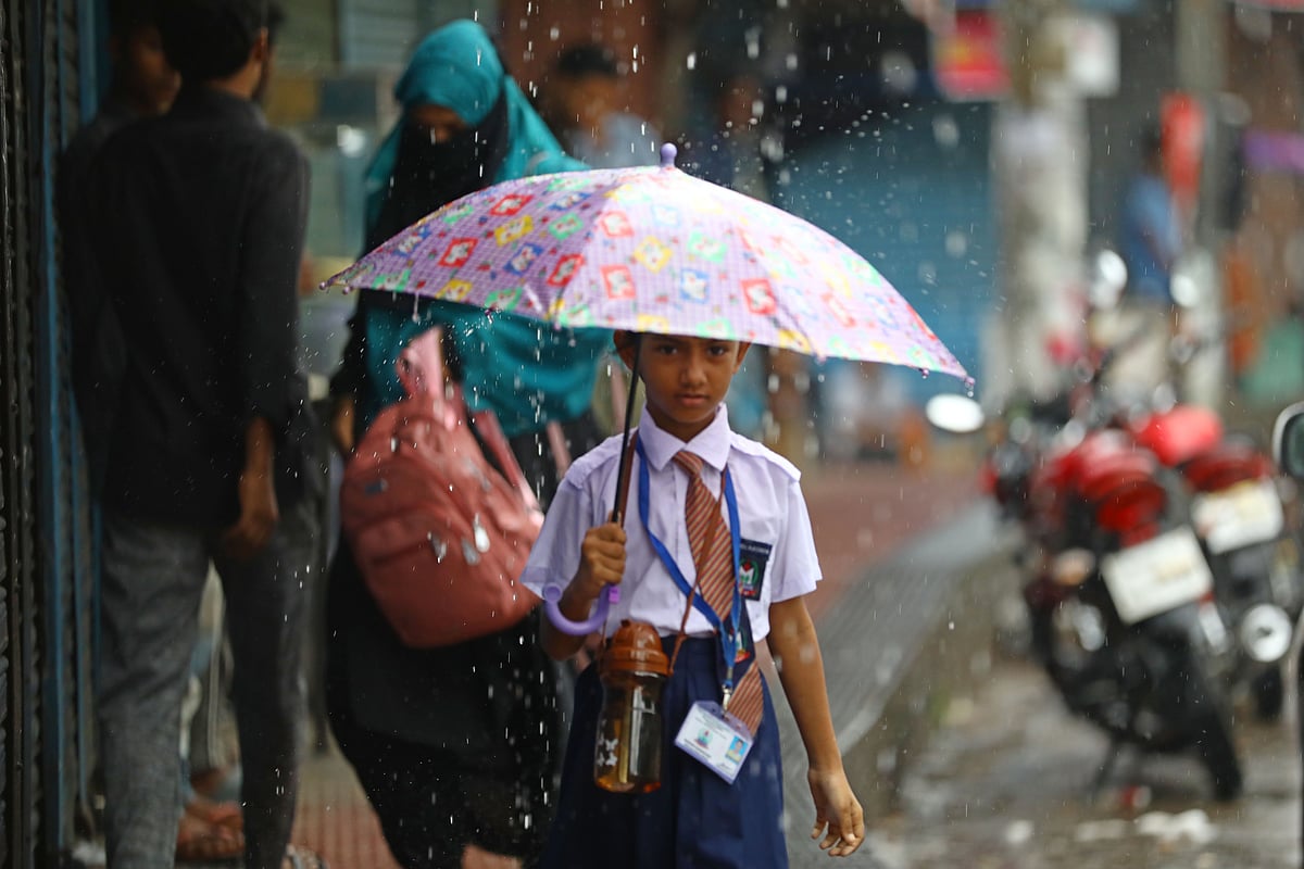 বৃষ্টিতে ভেজার পর হাঁচি–কাশি বা সর্দি–জ্বরের মতো সমস্যায় ভোগে কোনো কোনো শিশু