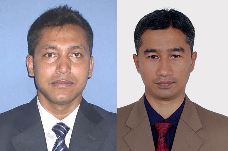 প্রধানমন্ত্রীর সহকারী একান্ত সচিব (এপিএস-২) গাজী হাফিজুর রহমান ও উপ-প্রেস সচিব (ডিপিএস) হাসান জাহিদ তুষার